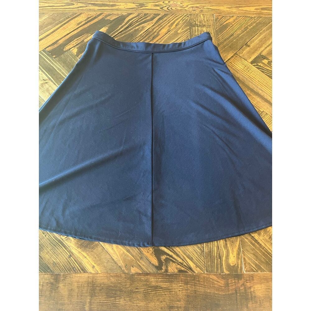 Academia Twee Workwear Career Women Skirt Large Neutral Stretch Elastic Waist - Picture 3 of 6